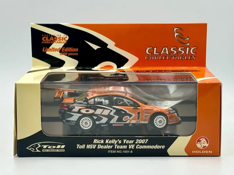 1:43 2007 Rick Kelly -- #1 Holden Ve Commodore -- Classic Carlectables 1