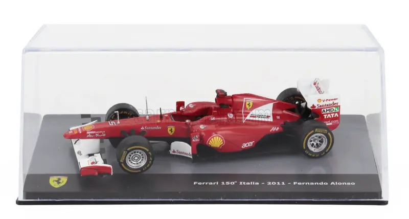 1:43 2011 Fernando Alonso -- #1 Ferrari F150 (150Th Italy Anniversary)-- Atlas/Edicola F1 1