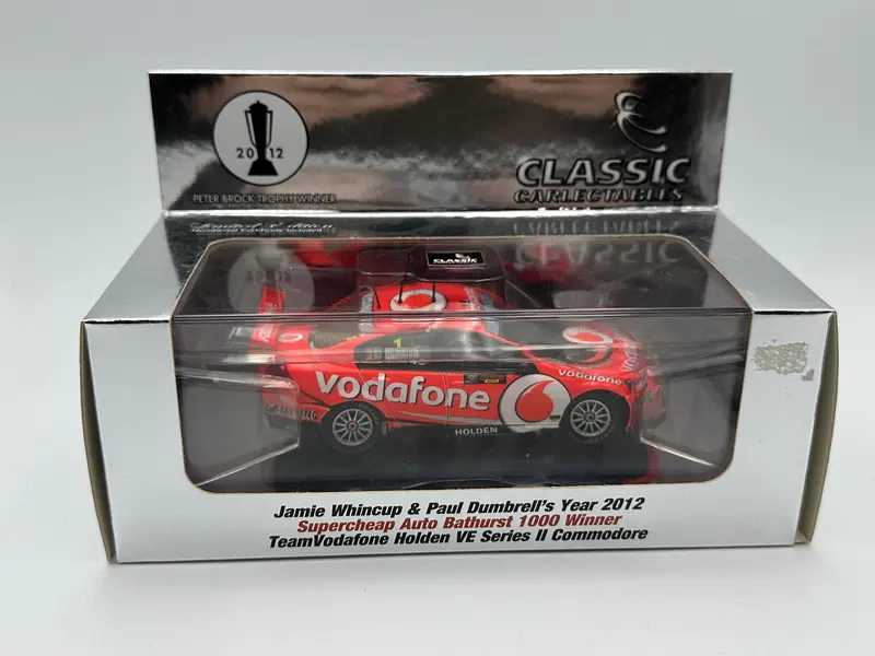 1:43 2012 Bathurst Winner -- Whincup/Dumbrell -- Classic Carlectables 1