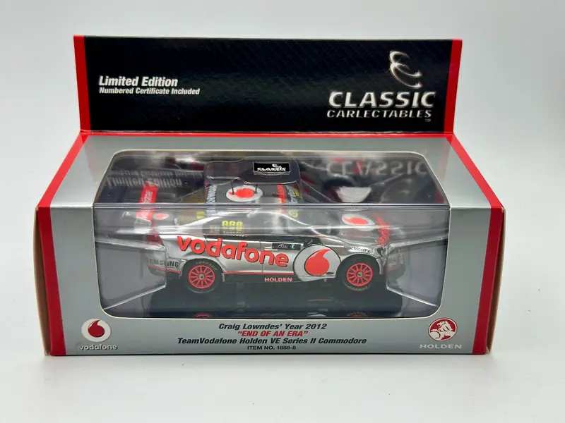 1:43 2012 Craig Lowndes -- "End Of An Era" Team Vodafone -- Classic Carlectables 1