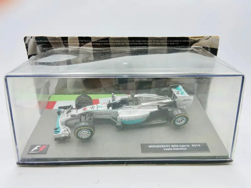 1:43 2014 World Champion -- Lewis Hamilton -- Mercedes W05 -- Atlas F1 1
