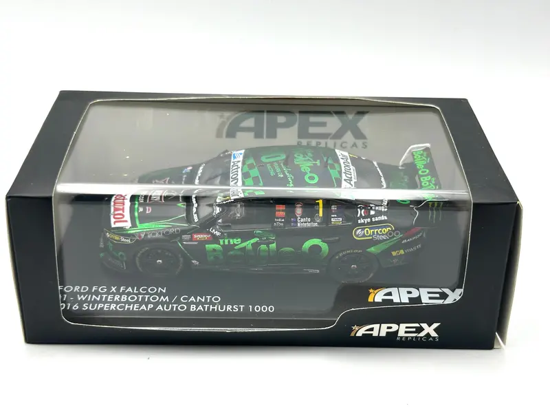 1:43 2016 Bathurst Winterbottom/Canto - Bottle-O Ford Fgx Falcon - Apex Replicas 1
