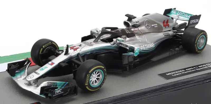 1:43 2018 World Champion -- Lewis Hamilton -- Mercedes W09 -- Atlas F1 1
