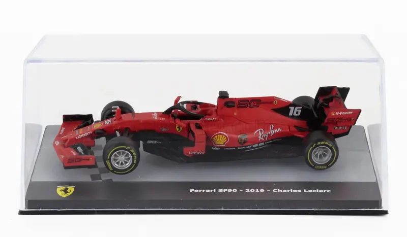 1:43 2019 Charles Leclerc -- #16 Ferrari Sf90 -- Atlas/Edicola F1 1