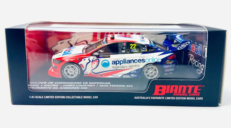 1:43 2019 Sandown Retro -- #22 Wau James Courtney/Jack Perkins -- Biante 1