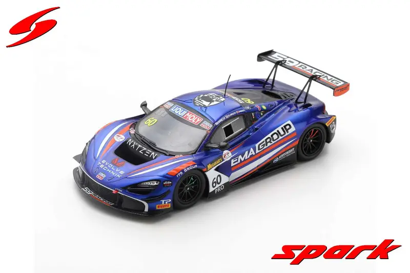 1:43 2020 Bathurst 12 Hour 2Nd Place -- #60 Mclaren 720S Gt3 -- Spark Models 1