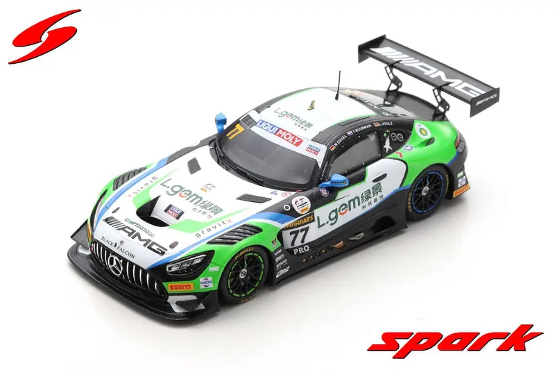 1:43 2020 Bathurst 12 Hour 5Th Place -- #77 Mercedes-Benz Amg Gt3 -- Spark Model 1