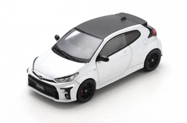 1:43 2020 Toyota Yaris Gr -- White -- Schuco 1
