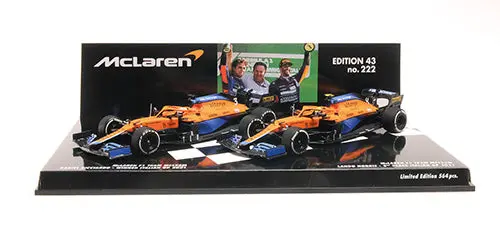 1:43 2021 Italian Gp -- Ricciardo/Norris Mclaren 1-2 Finish Twin Set -- Minicham 1