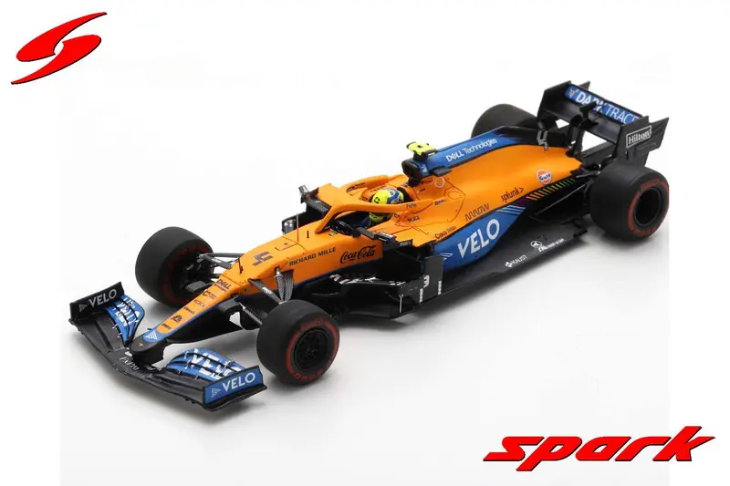1:43 2021 Lando Norris -- Emilia Gp 3Rd -- #4 Mclaren Mcl35m -- Spark F1 1