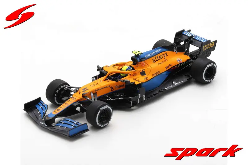 1:43 2021 Lando Norris -- Italian Gp 2Nd Place -- Mclaren Mcl35m -- Spark F1 1