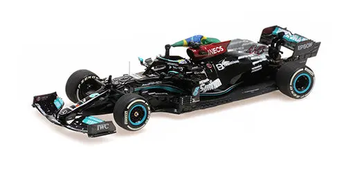1:43 2021 Lewis Hamilton -- Brazilian Gp Winner -- Mercedes-Amg -- Minichamps F1 1