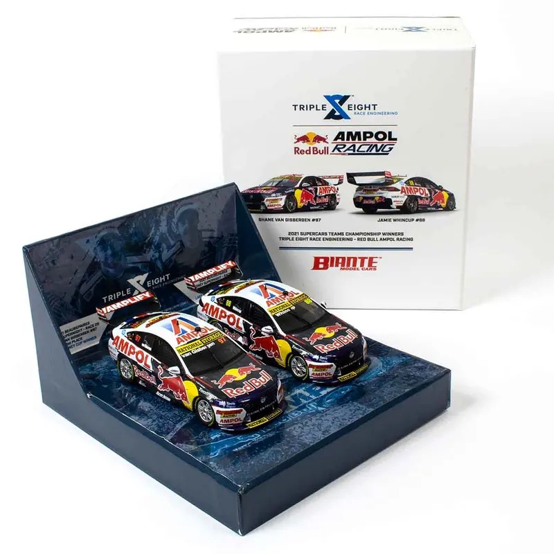 1:43 2021 Teams Championship Winner Twin Set -- Red Bull Ampol Racing -- Biante 1