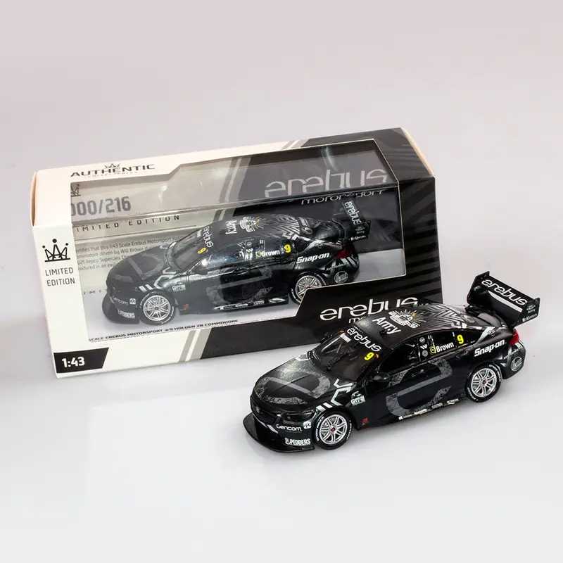 1:43 2021 Will Brown -- #9 Erebus Test Livery -- Authentic Collectables 1