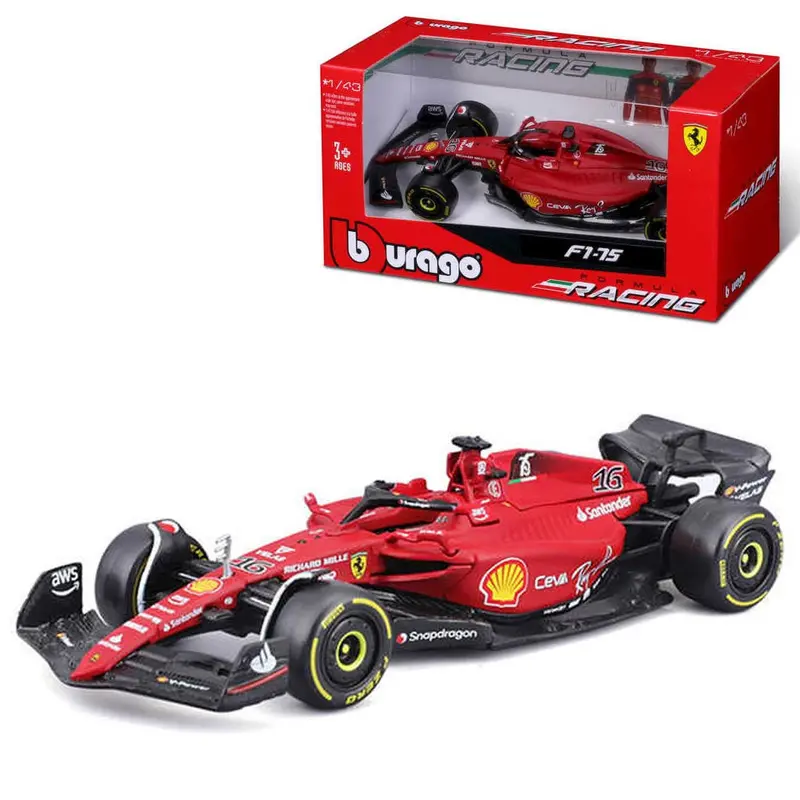 1:43 2022 Charles Leclerc -- #16 Ferrari F1-75 -- Bburago F1 1