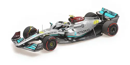 1:43 2022 Lewis Hamilton - Bahrain Gp 3Rd -- Mercedes-Amg W13 E -- Minichamps F1 1