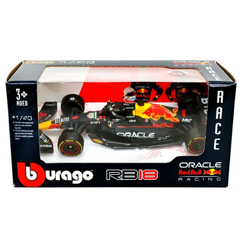 1:43 2022 Max Verstappen -- #1 Red Bull Racing Rb18 -- Bburago F1 1