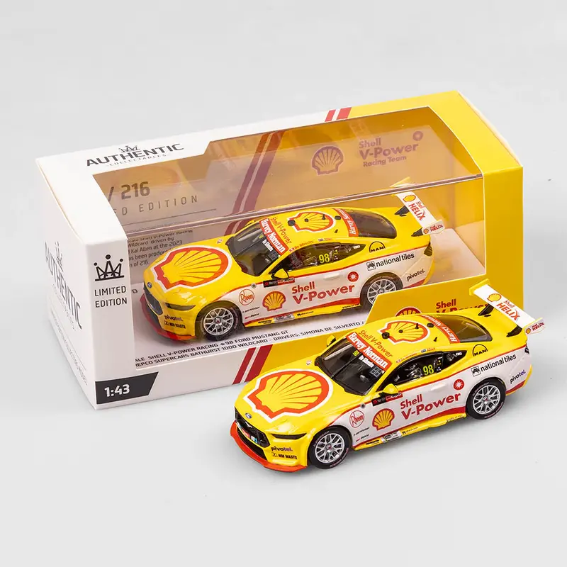 1:43 2023 Bathurst -- De Silvestro/Allen -- #98 Ford Mustang Gt -- Authentic 1