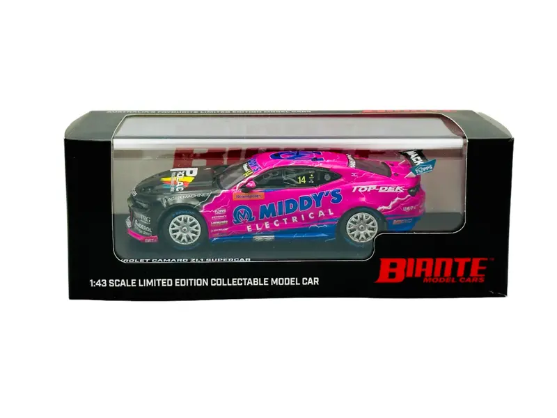 1:43 2023 Bryce Fullwood -- #14 Middy's Electrical Chevrolet Camaro -- Biante 1