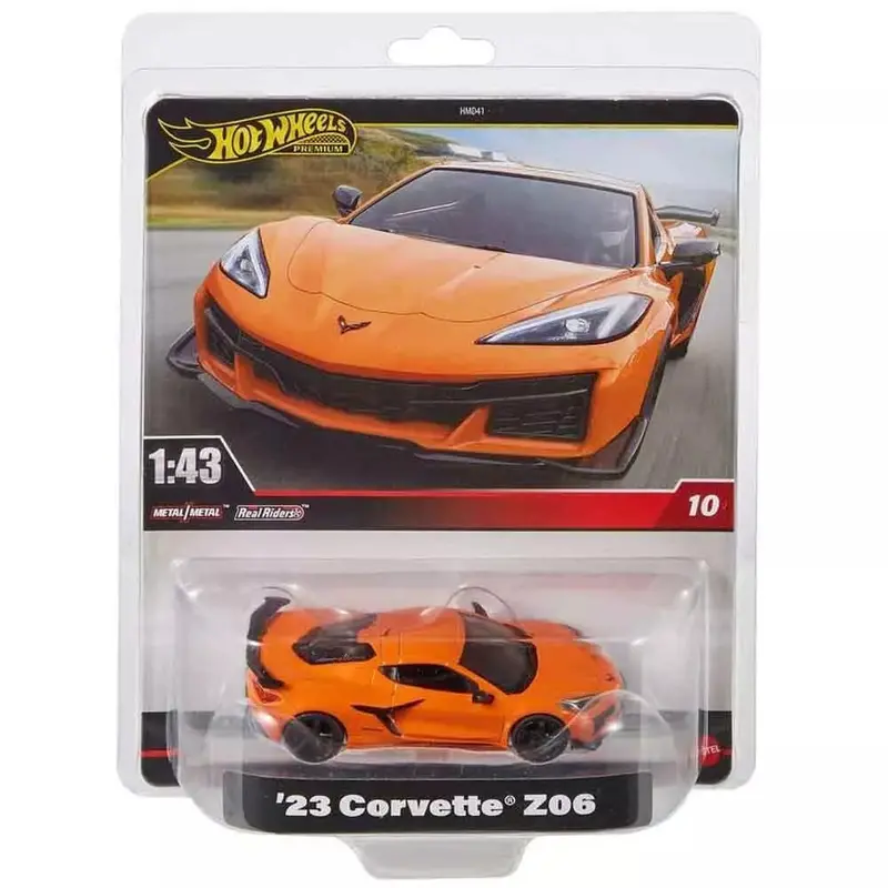1:43 2023 Chevrolet Corvette Z06 -- Orange -- Hot Wheels Hmd41-Hwt05 1