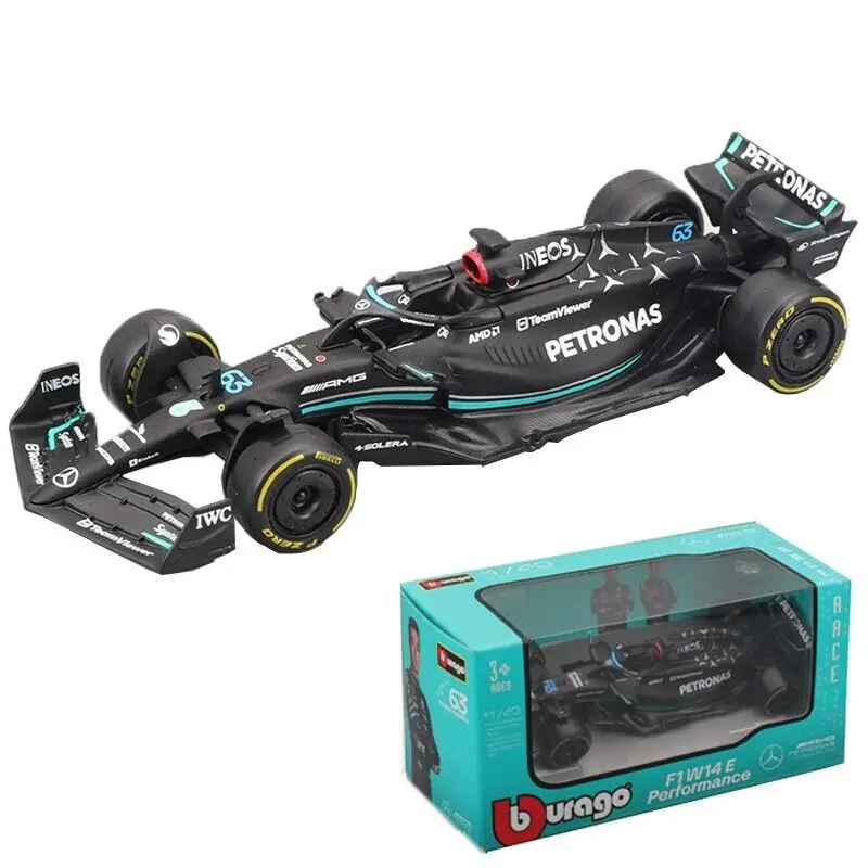 1:43 2023 George Russell -- #63 W14e Mercedes-Amg Petronas -- Bburago F1 1
