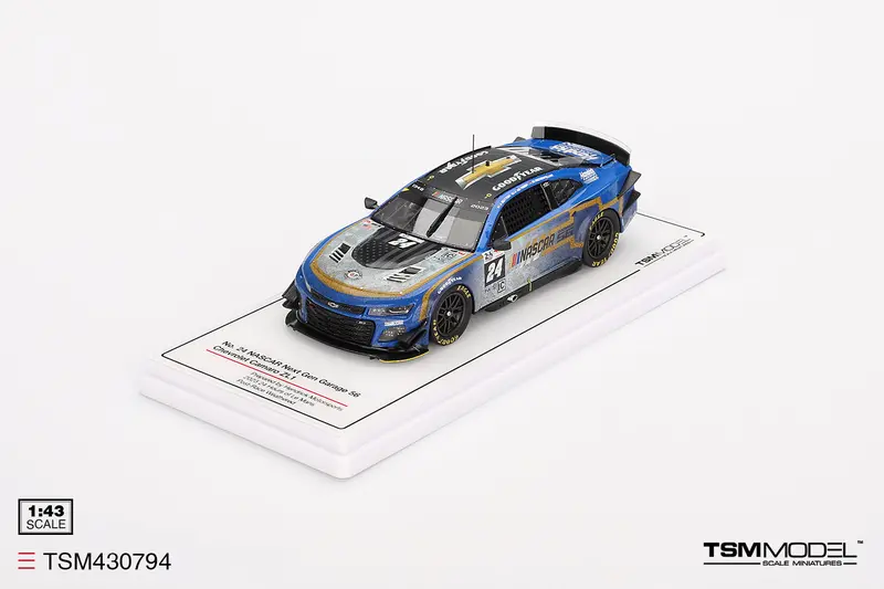 1:43 2023 Le Mans 24Hr -- (Weathered) Chevrolet Camaro Zl1 Nascar -- Tsm-Model 1
