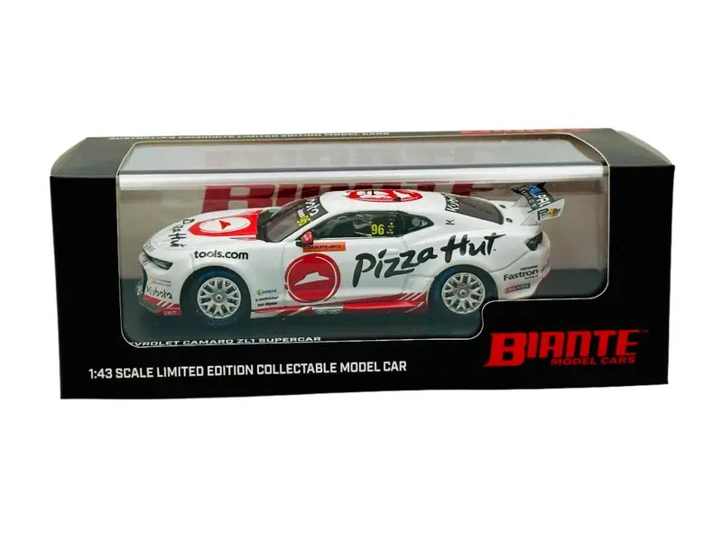 1:43 2023 Macauley Jones -- #96 Pizza Hut Chevrolet Camaro -- Biante 1