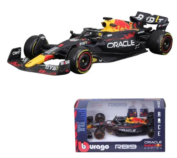 1:43 2023 Max Verstappen -- #1 Red Bull Racing Rb19 -- Bburago F1 1