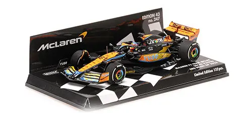 1:43 2023 Oscar Piastri -- Abu Dhabi Gp -- #81 Mclaren Mcl60 -- Minichamps F1 1