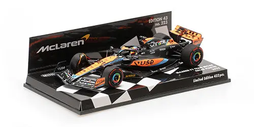 1:43 2023 Oscar Piastri -- Bahrain Gp -- Mclaren Mcl60 -- Minichamps F1 1