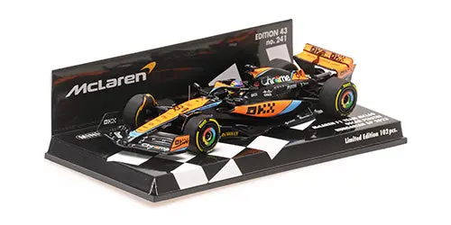 1:43 2023 Oscar Piastri -- Hungarian Gp -- #81 Mclaren Mcl60 -- Minichamps F1 1