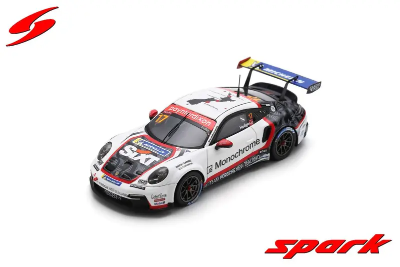 1:43 2023 Porsche Carrera Cup Australia Champion -- #17 Callum Hedge -- Spark 1