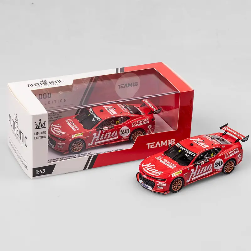 1:43 2023 Scott Pye - Retro Livery -- #20 Hino Chevrolet Camaro -- Authentic 1