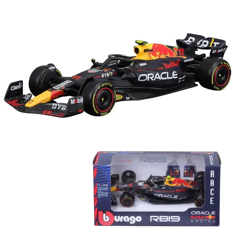 1:43 2023 Sergio Perez -- #11 Red Bull Racing Rb19 -- Bburago F1 1
