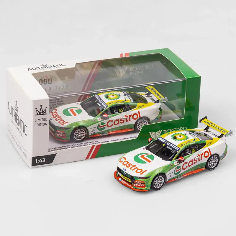 1:43 2023 Thomas Randle -- #55 Castrol Ford Mustang Gt -- Authentic Collectables 1
