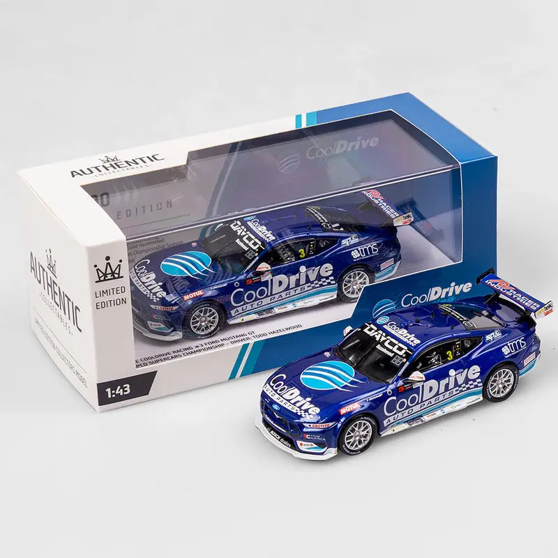 1:43 2023 Todd Hazelwood -- #3 Ford Mustang Gt -- Authentic Collectables 1