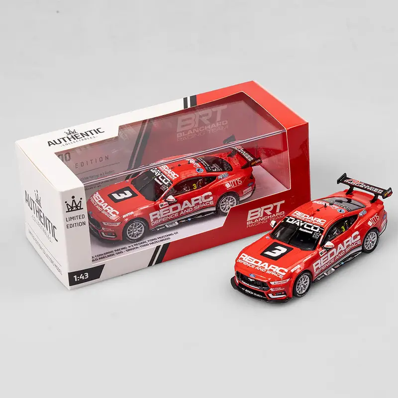 1:43 2023 Todd Hazelwood -- #3 Redarc Ford Mustang Gt -- Authentic Collectables 1
