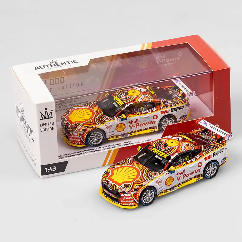 1:43 2023 Will Davison -- Indigenous Livery -- #17 Ford Mustang -- Authentic 1