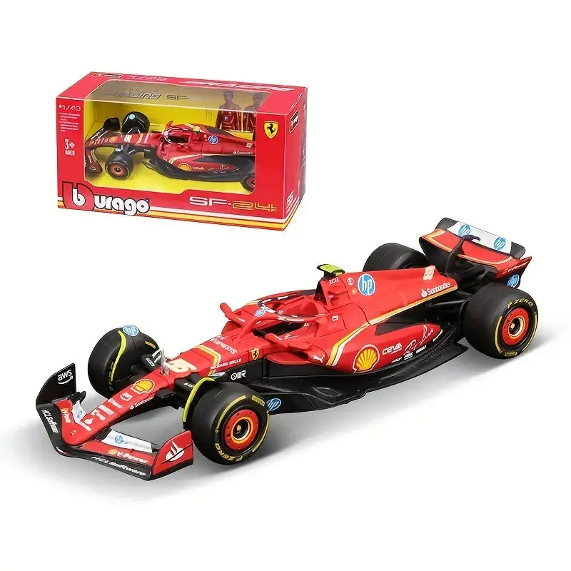 1:43 2024 Carlos Sainz -- #55 Imola Gp -- Ferrari Sf-24 -- Bburago F1 1