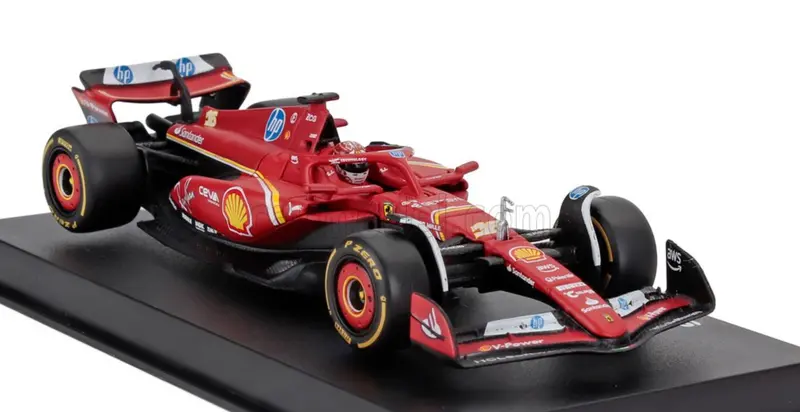1:43 2024 Charles Leclerc -- Monaco Gp Winner -- #16 Ferrari Sf-24 -- Bburago F1 1