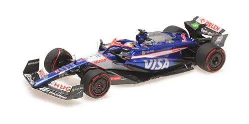 1:43 2024 Daniel Ricciardo -- #3 Visa Cash App Racing Bulls -- Minichamps F1 1