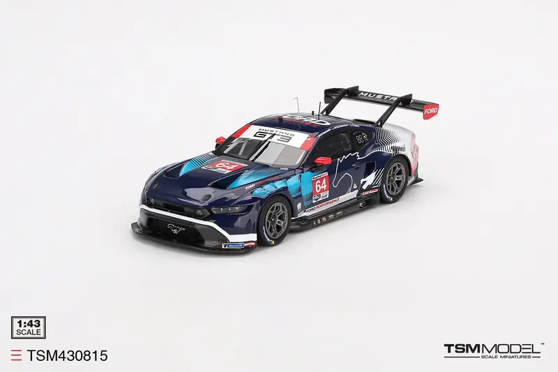 1:43 2024 Imsa Daytona 24 Hr -- #64 Ford Mustang Gt3 -- Tsm-Model 1