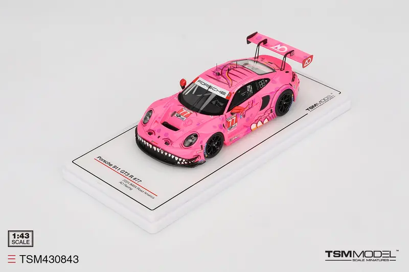 1:43 2024 Imsa Road America -- #77 “Roxy” Porsche 911 Gt3 R -- Tsm-Model 1