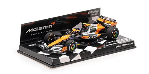 1:43 2024 Lando Norris - Singapore Gp Winner - #4 Mclaren Mcl38 -- Minichamps F1 1
