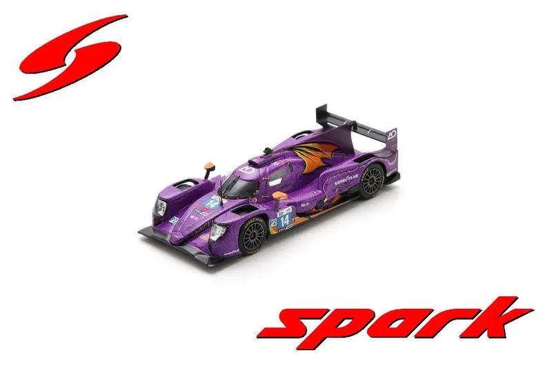 1:43 2024 Le Mans 24H Lmp2 -- #14 Ao Racing "Spike The Dragon" -- Spark S9132 1