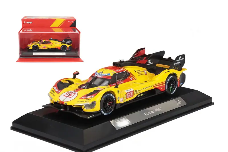 1:43 2024 Lemans 24H -- #83 Ferrari 499P -- Bburago 1