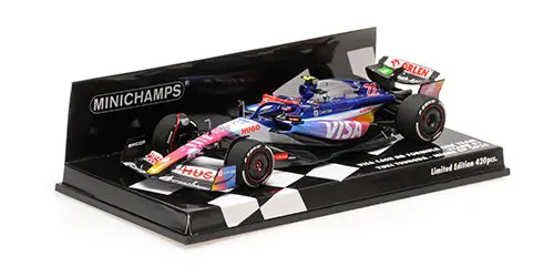 1:43 2024 Yuki Tsunoda -- Miami Gp -- #22 Visa Cash App Racing Bulls -- Minicham 1