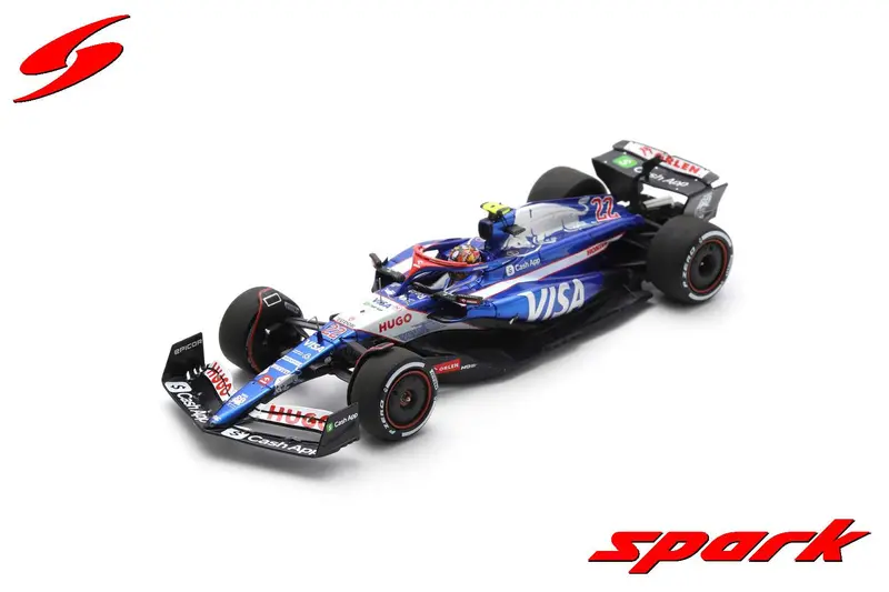 1:43 2024 Yuki Tsunoda -- Saudi Arabia Gp -- #22 Visa Racing Bulls -- Spark F1 1