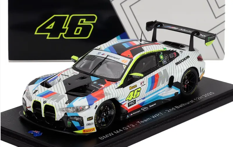 1:43 2025 Bathurst 12 Hour -- #46 Valentino Rossi Bmw M4 Gt3 -- Spark As081 1