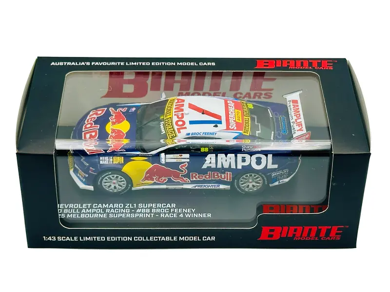 1:43 2025 Broc Feeney -- #88 Red Bull Chevrolet Camaro -- Biante 2